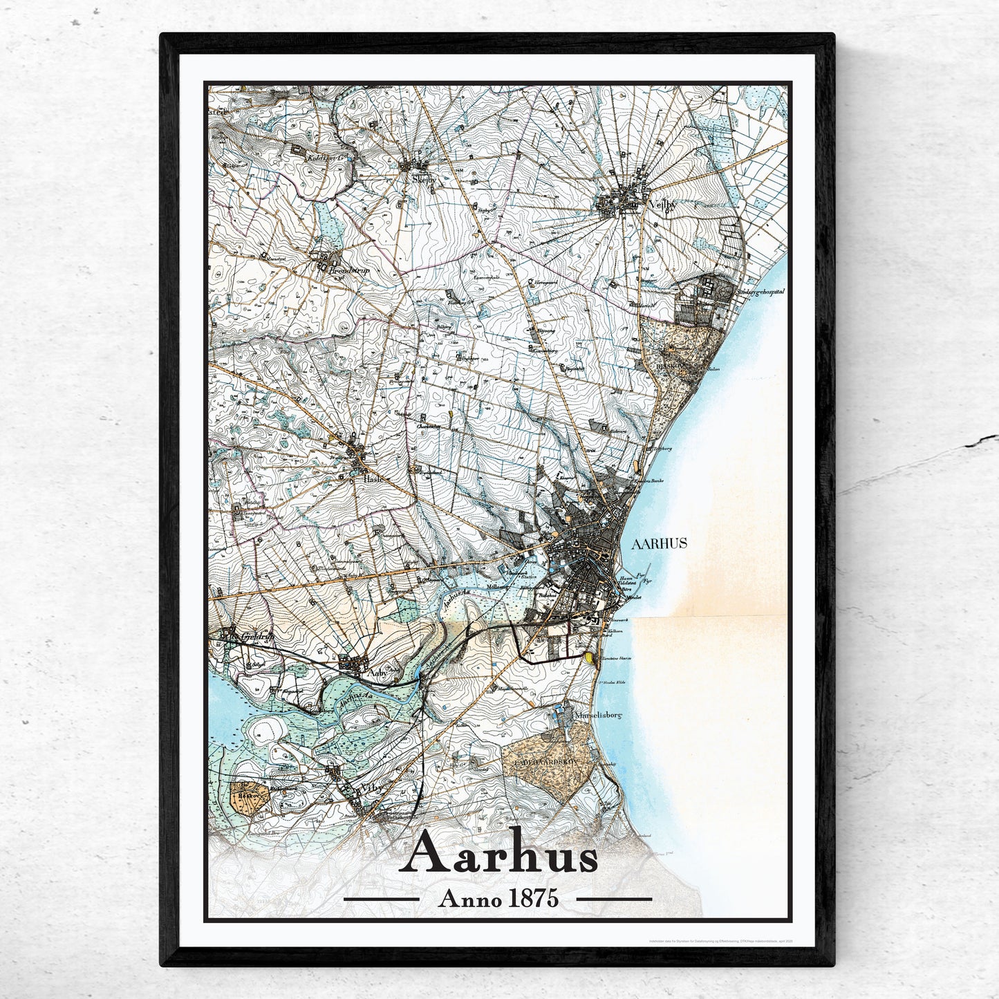 Aarhus Plakat 50x70 cm