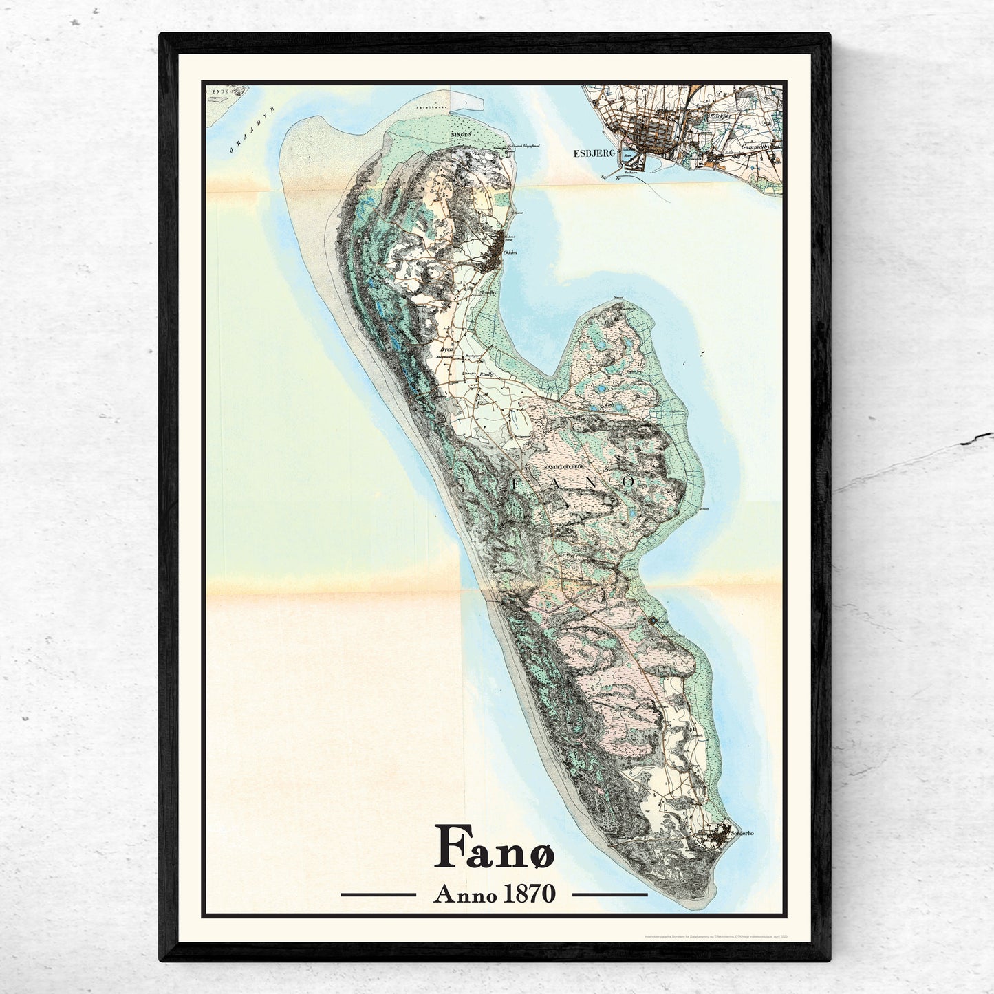Fanø plakat 50x70 cm