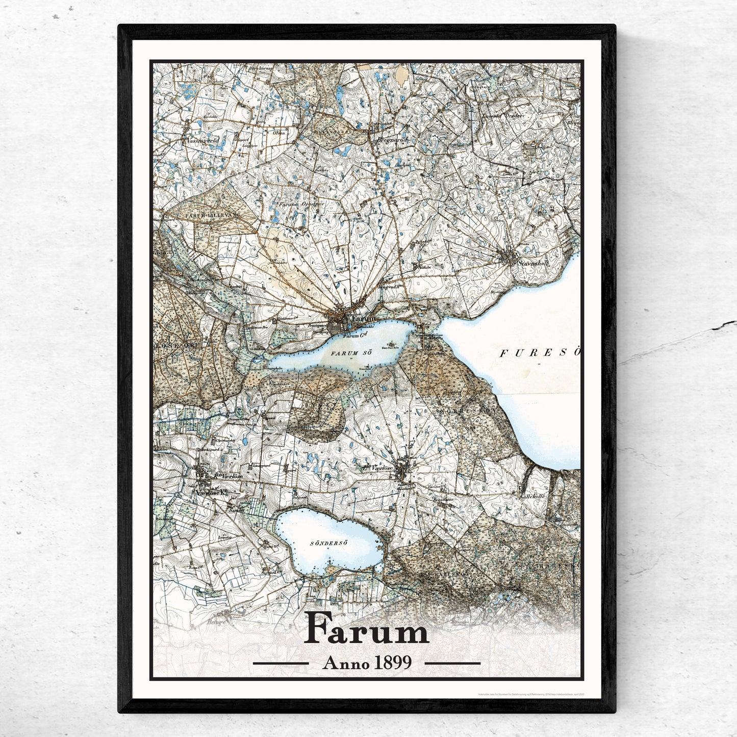 Farum plakat 50x70 cm