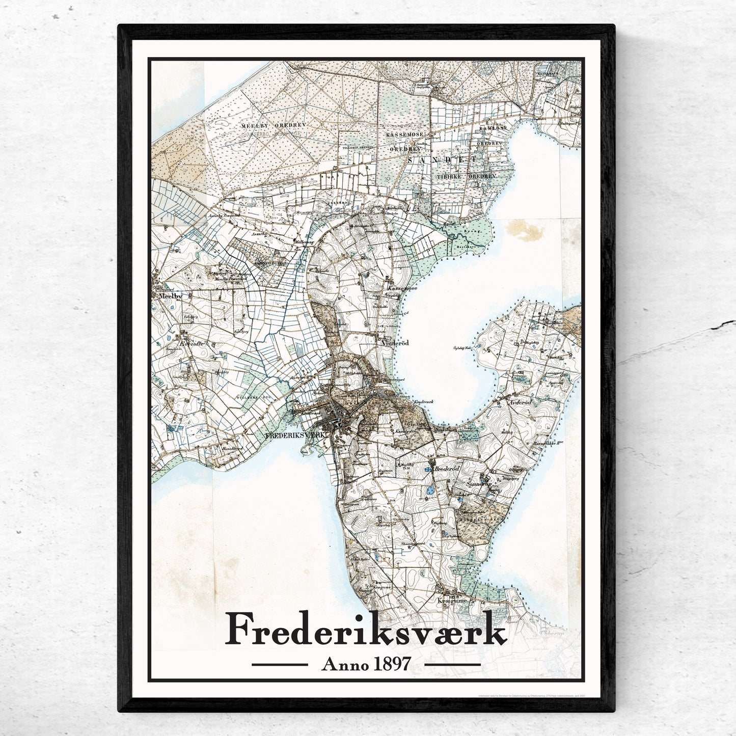 Frederiksværk plakat 50x70 cm