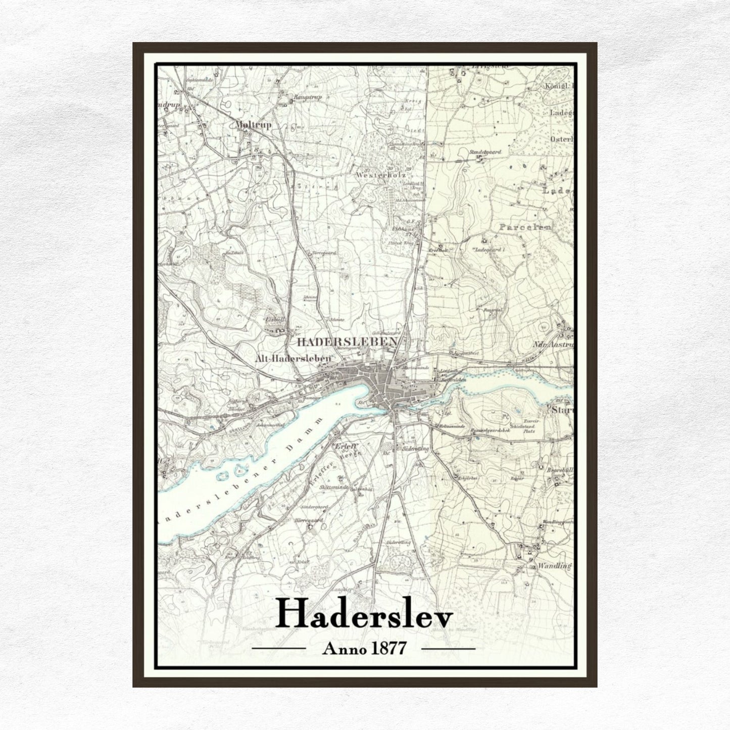 Haderslev Plakat 50x70 cm