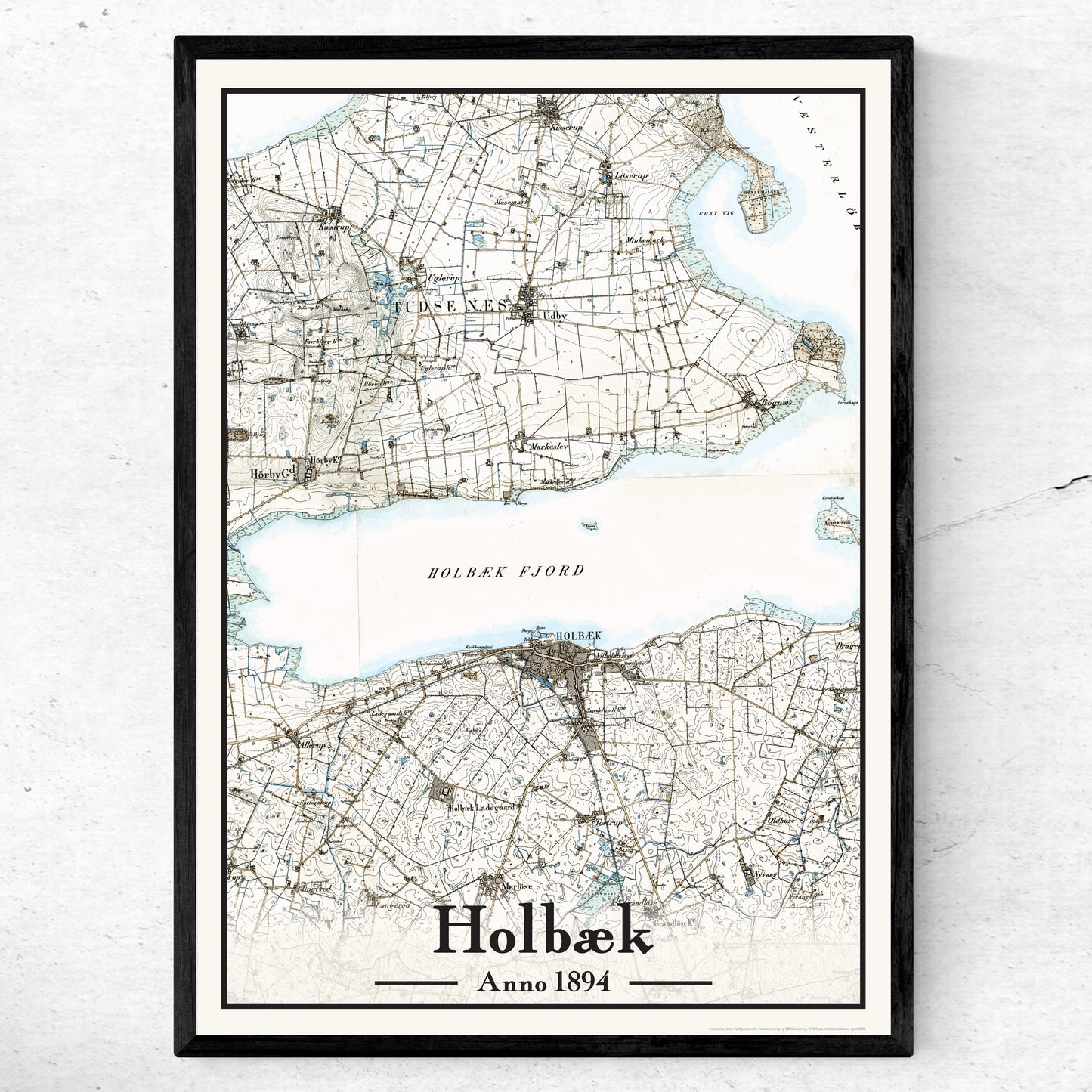 Holbæk plakat 50x70 cm