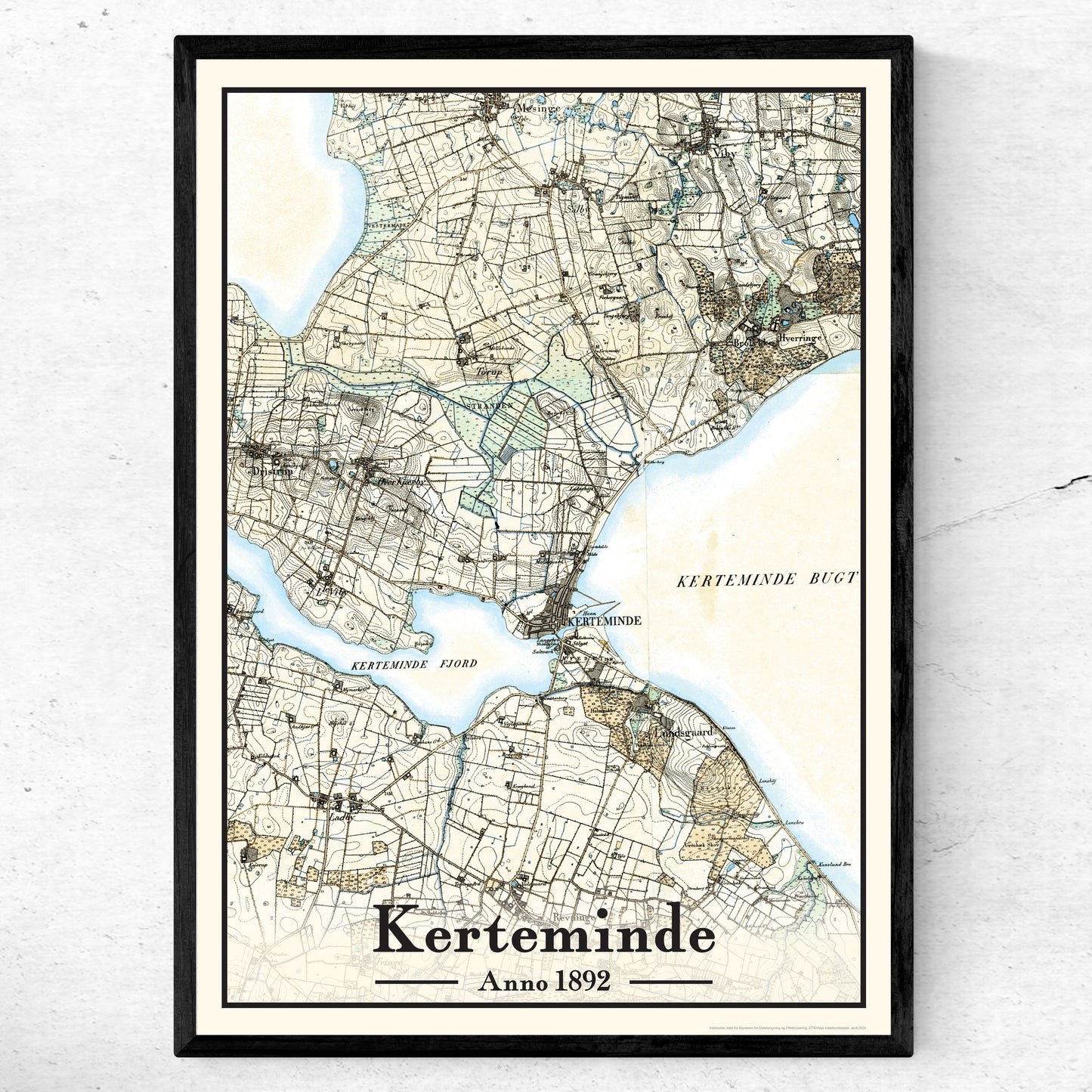 Kerteminde plakat 50x70 cm
