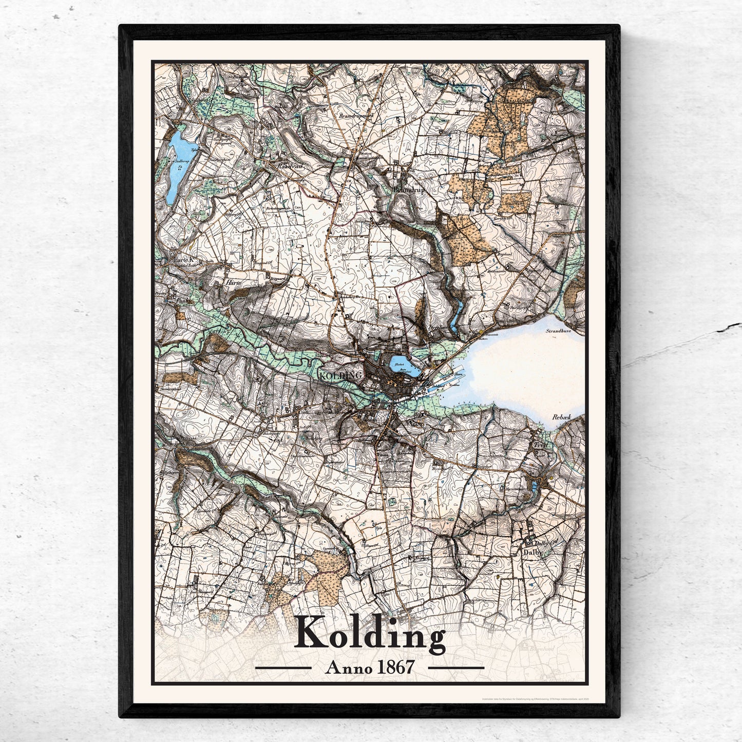 Kolding plakat 50x70 cm