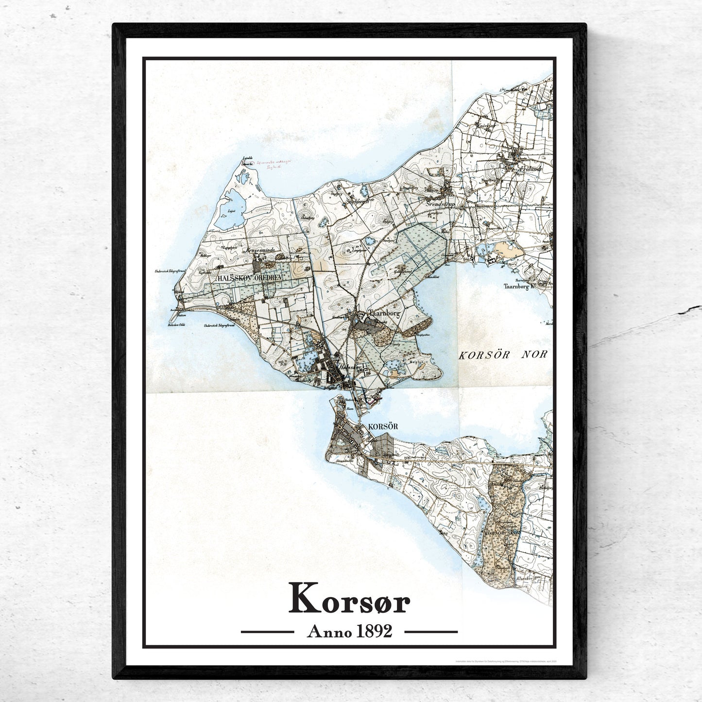 Korsør plakat 50x70 cm