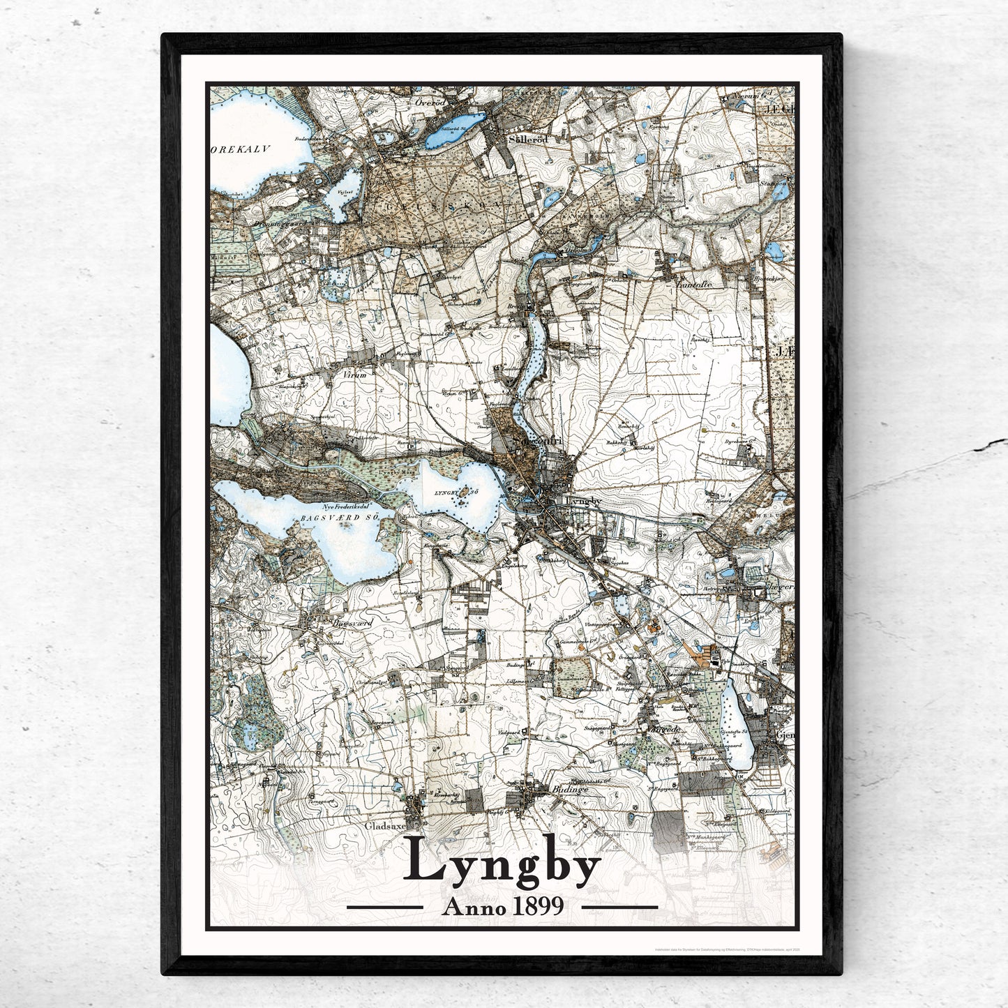 Lyngby plakat 50x70 cm