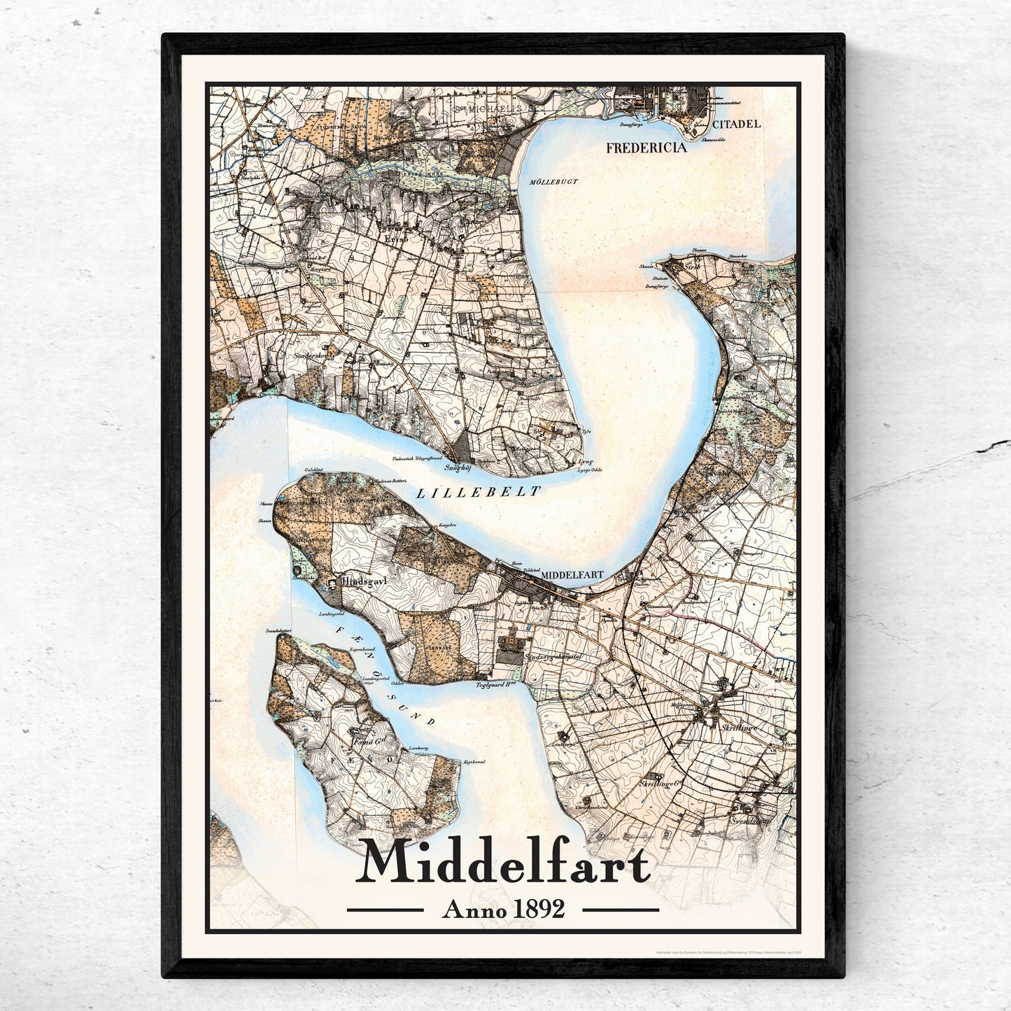 Middelfart plakat 50x70 cm