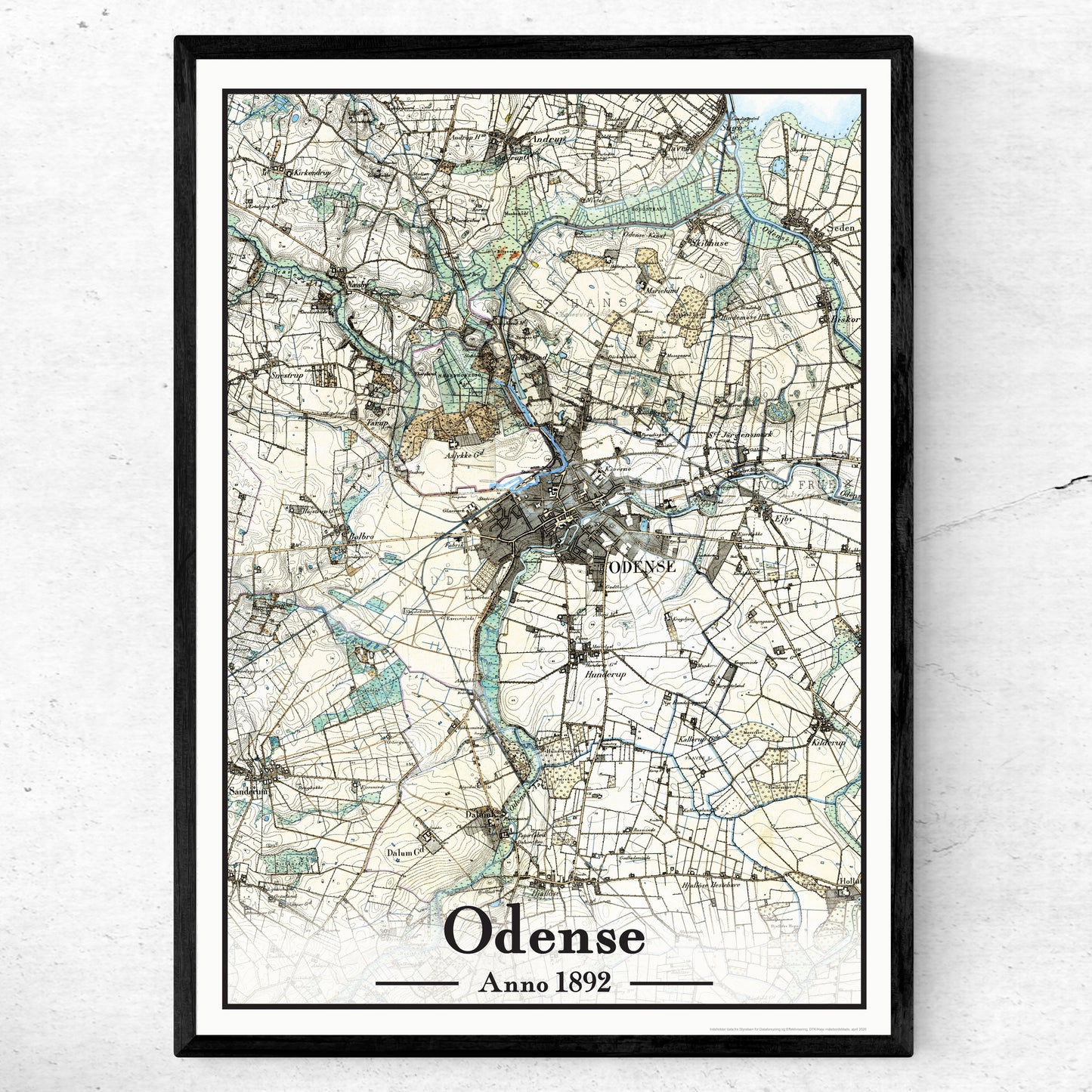 Odense plakat 50x70 cm