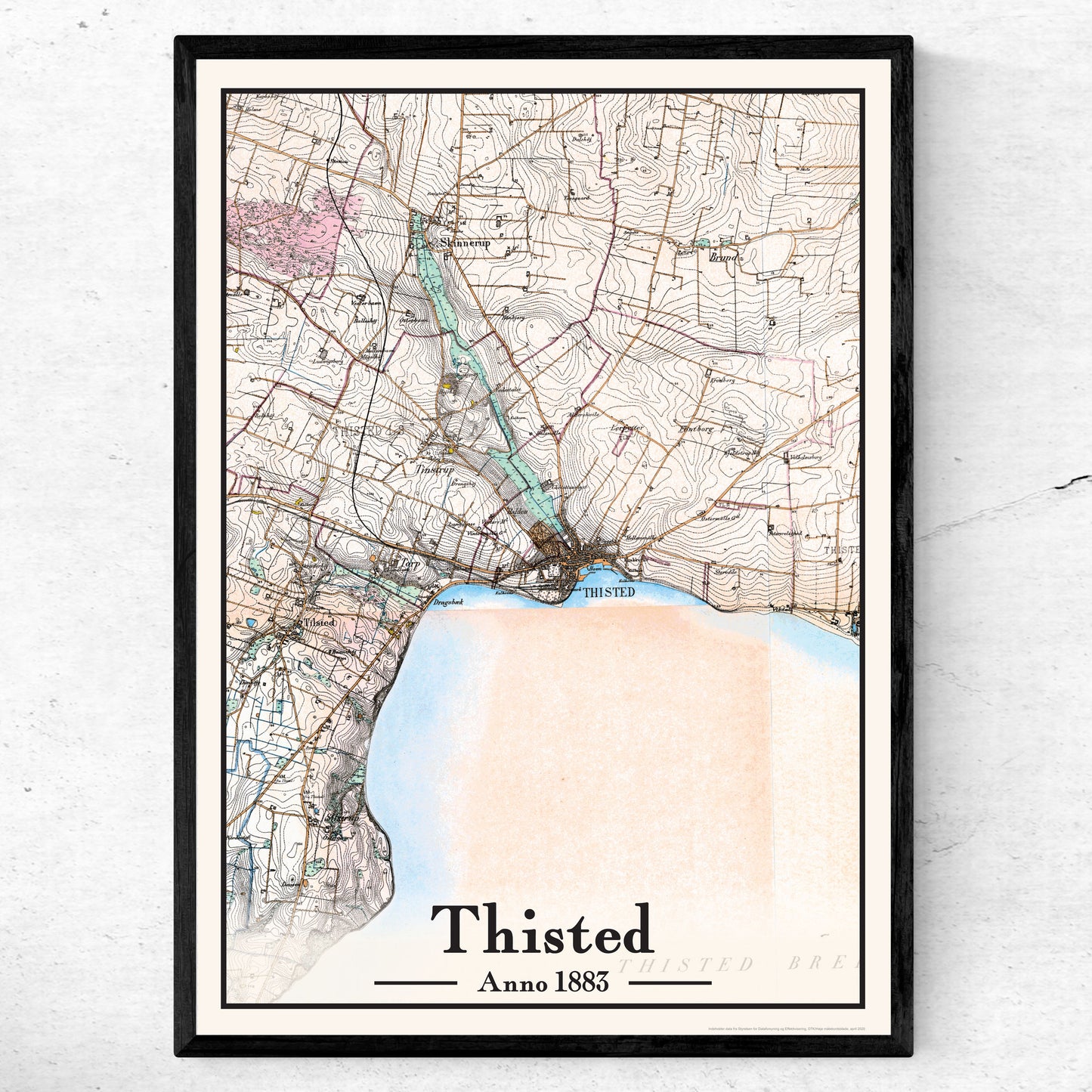 Thisted Plakat 50x70 cm