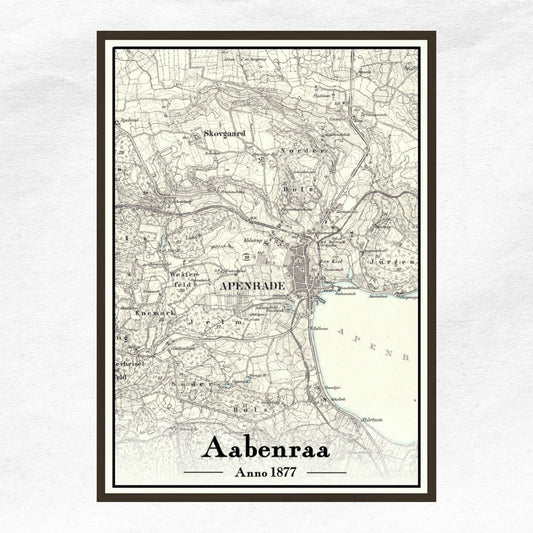 Aabenraa Plakat 50x70 cm