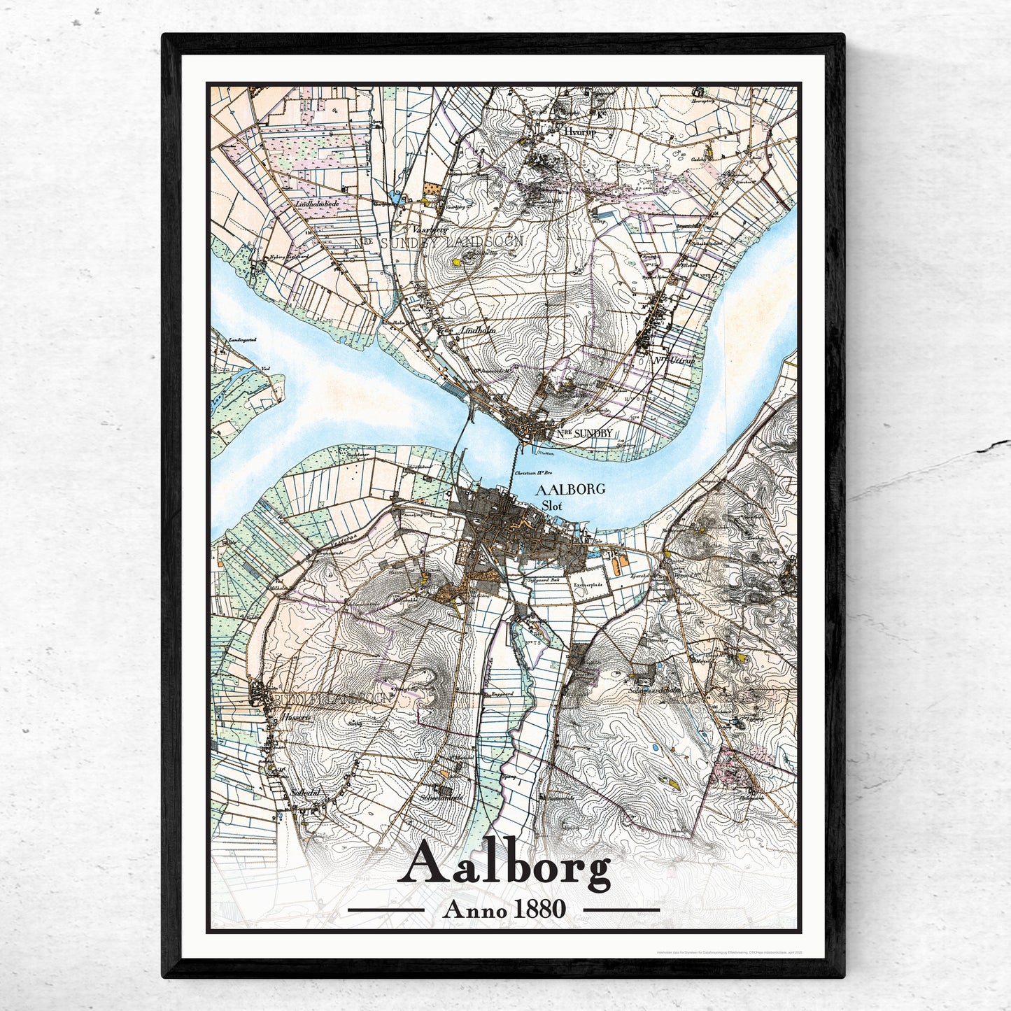 Aalborg Plakat 50x70 cm