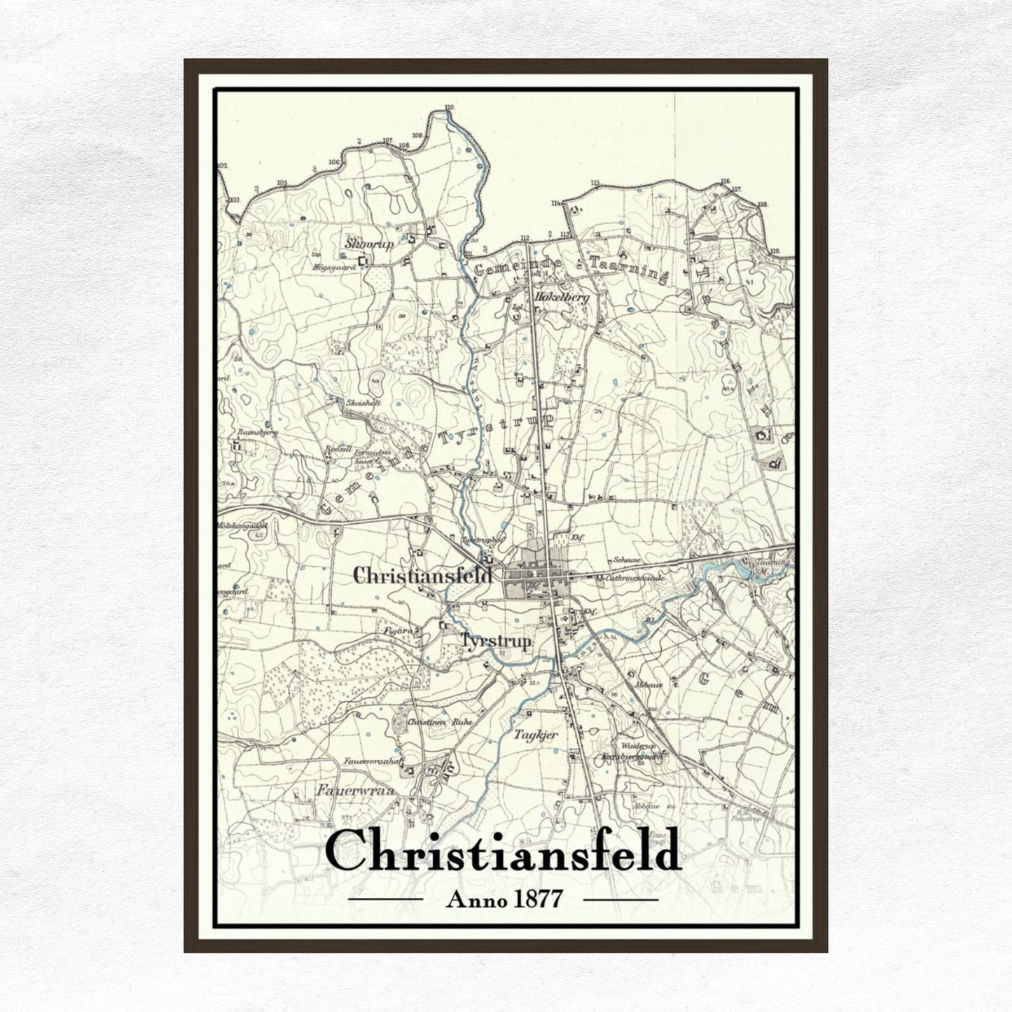 Christiansfeld Plakat 50x70 cm