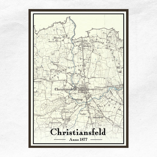 Christiansfeld Plakat 50x70 cm