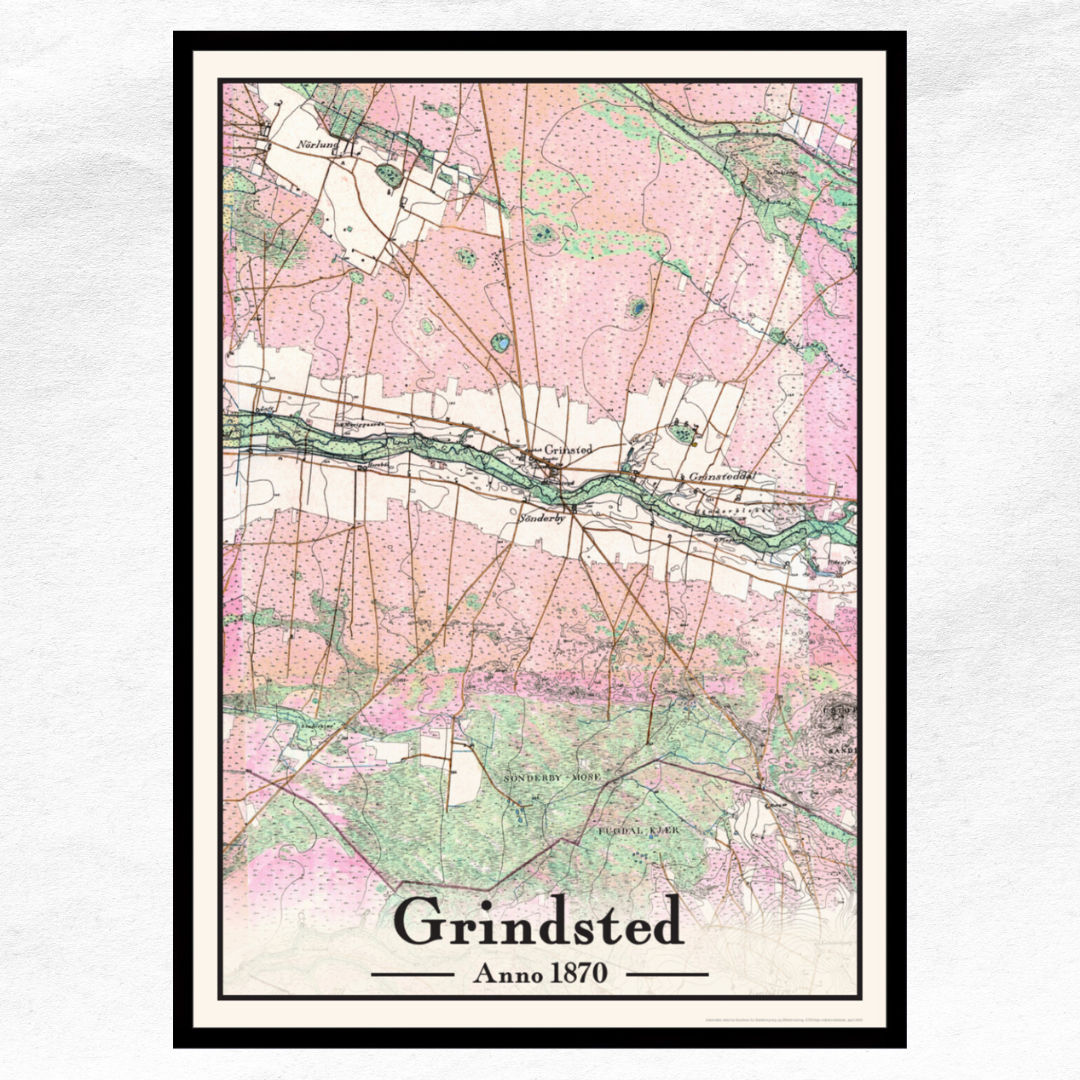 Grindsted Plakat 50x70 cm