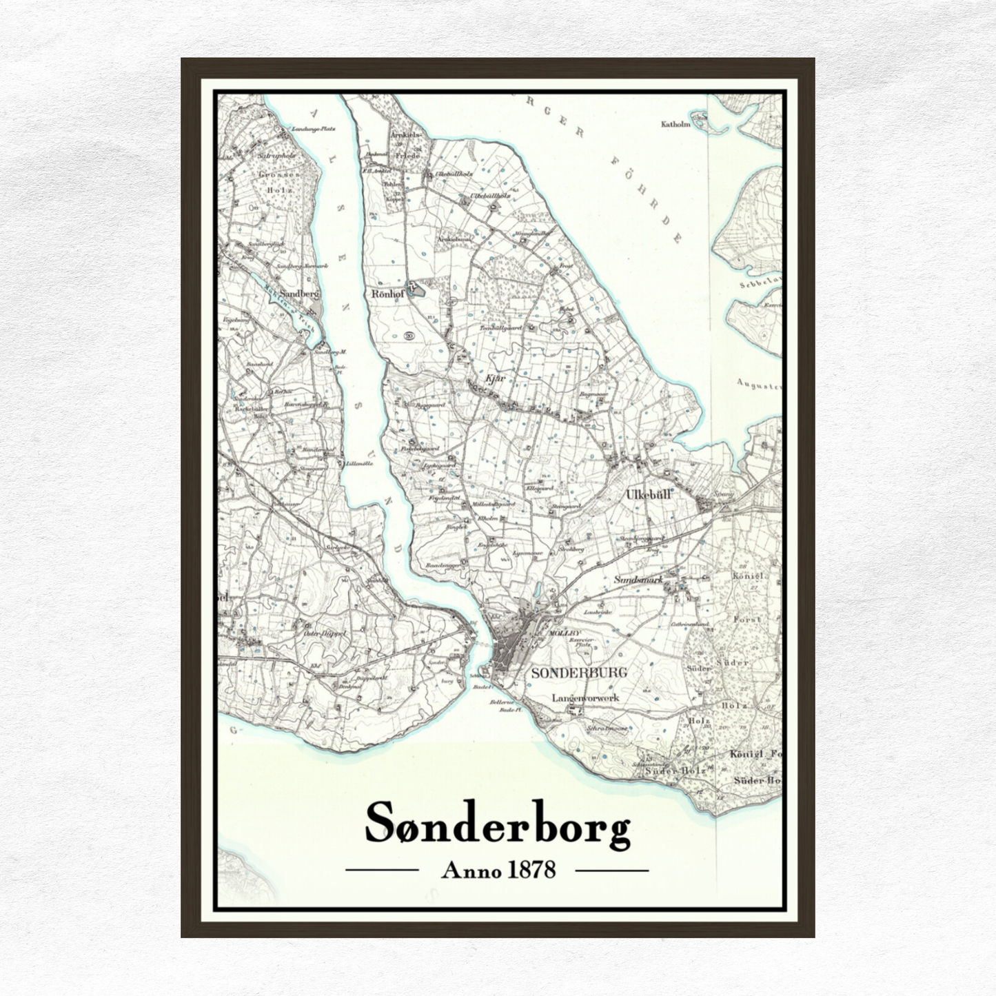 Sønderborg Plakat 50x70 cm