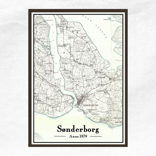 Sønderborg Plakat 50x70 cm