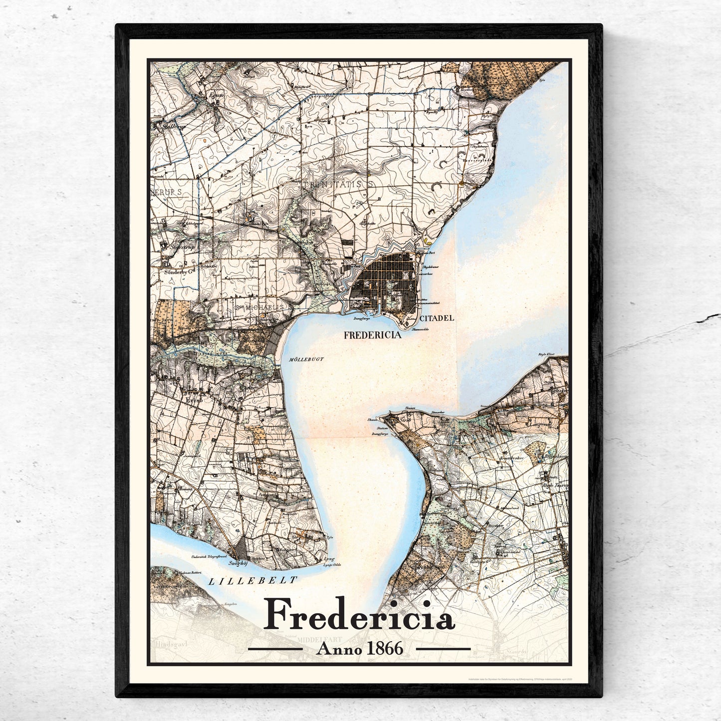 Fredericia plakat 50x70 cm
