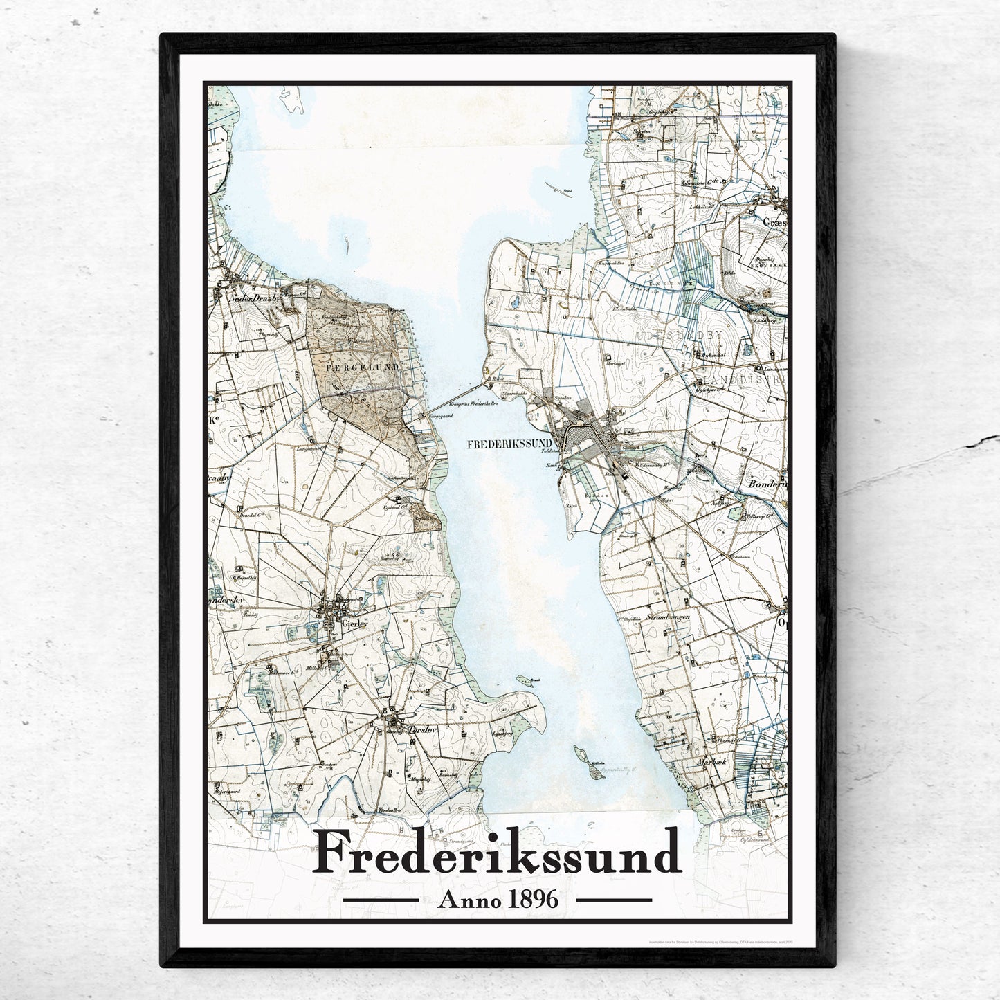 Frederikssund plakat 50x70 cm
