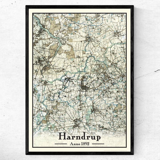 Harndrup plakat 50x70 cm