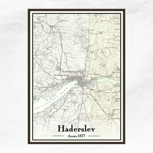 Haderslev Plakat 50x70 cm