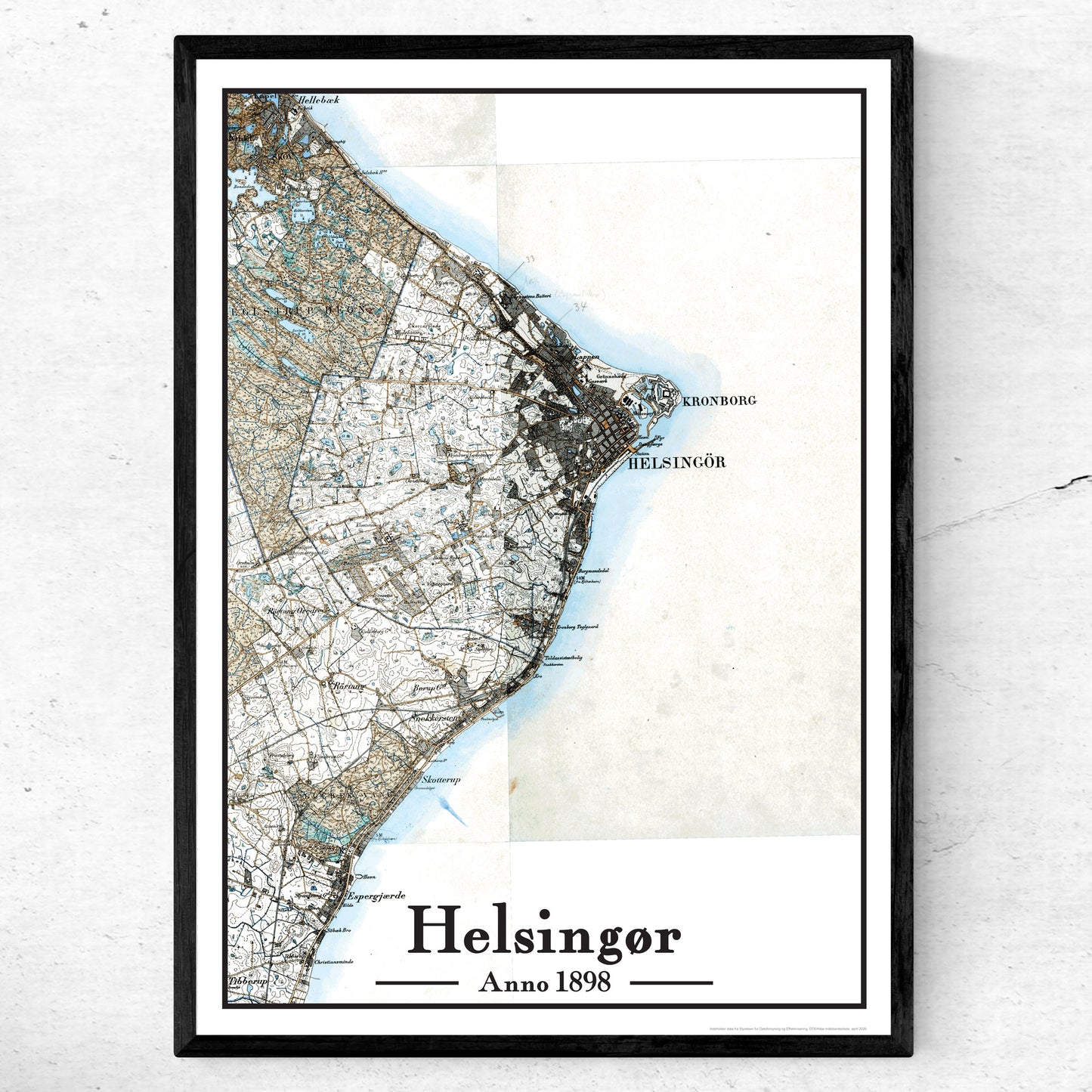 Helsingør plakat 50x70 cm