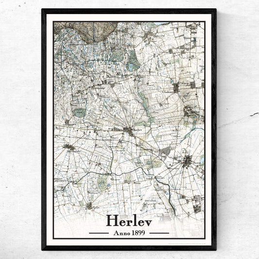 Herlev plakat 50x70 cm