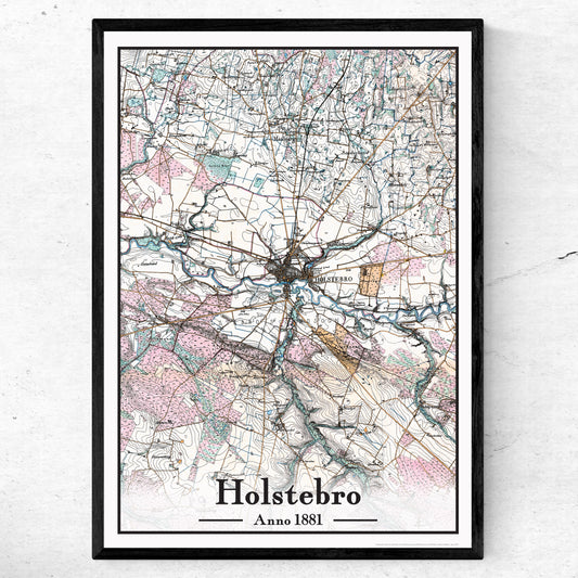 Holstebro plakat 50x70 cm