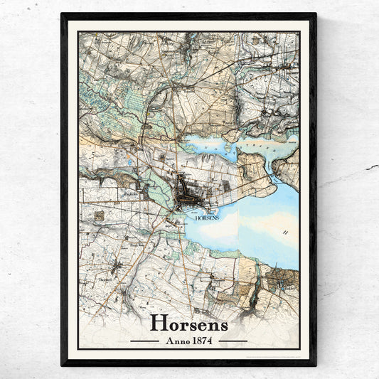 Horsens plakat 50x70 cm