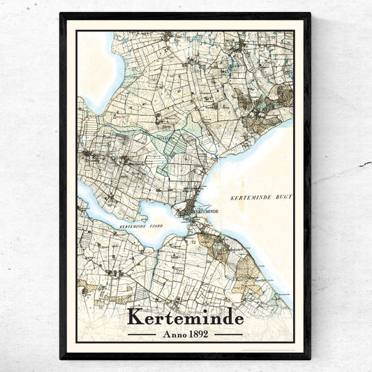 Kerteminde plakat 50x70 cm