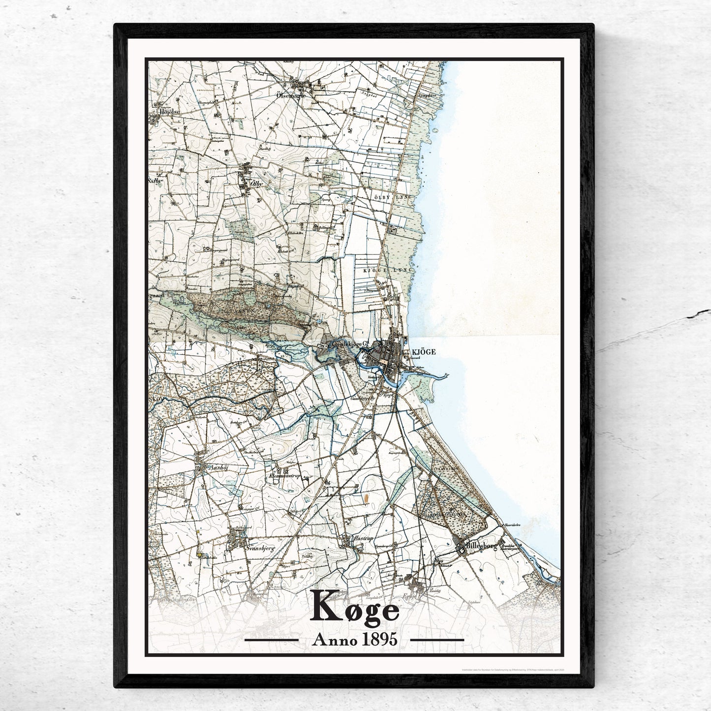 Køge plakat 50x70 cm