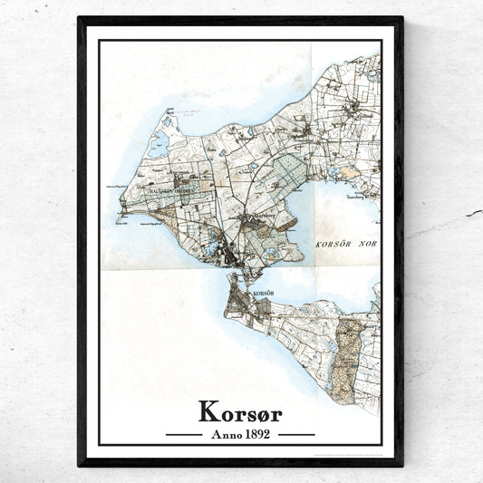 Korsør plakat 50x70 cm