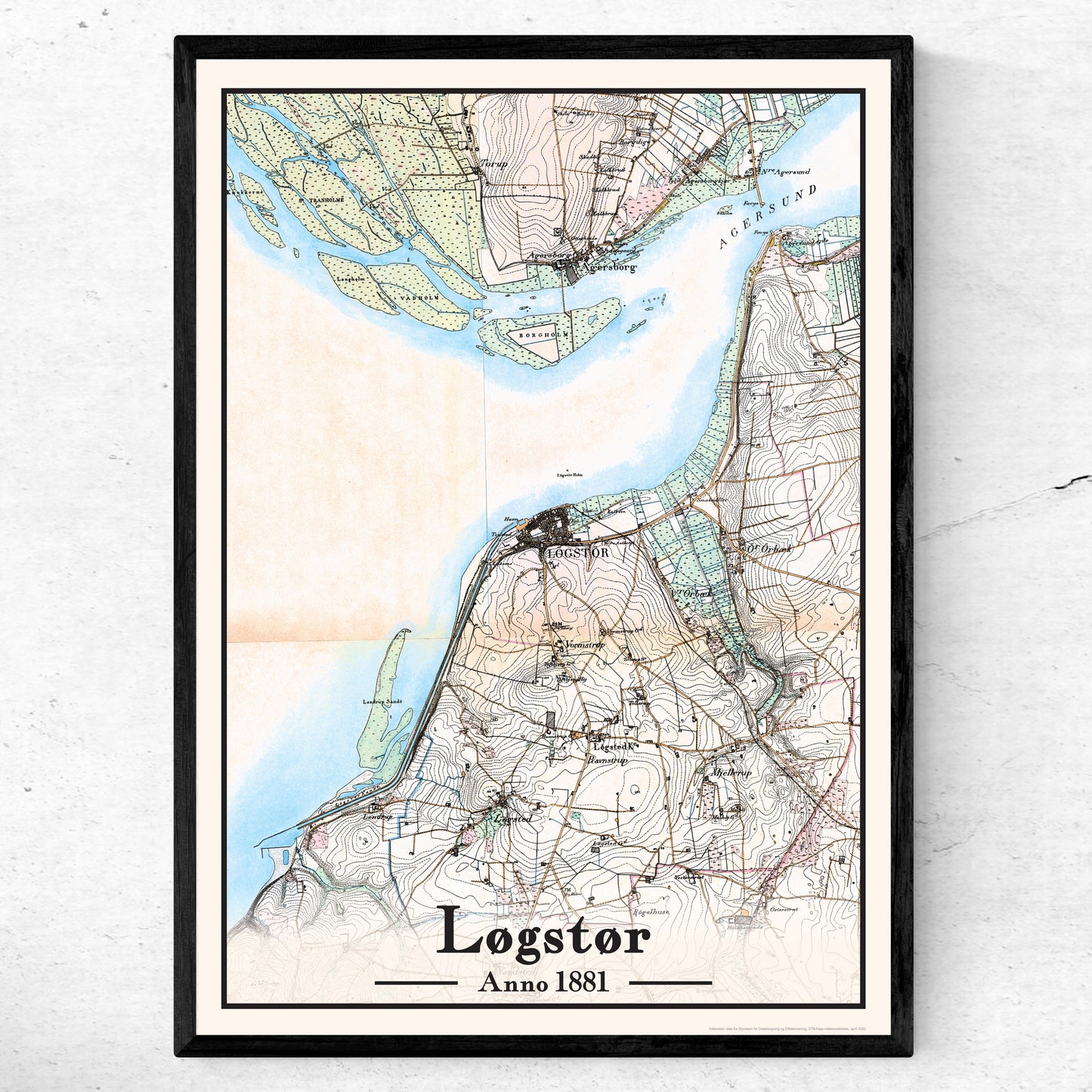 Løgstør plakat 50x70 cm