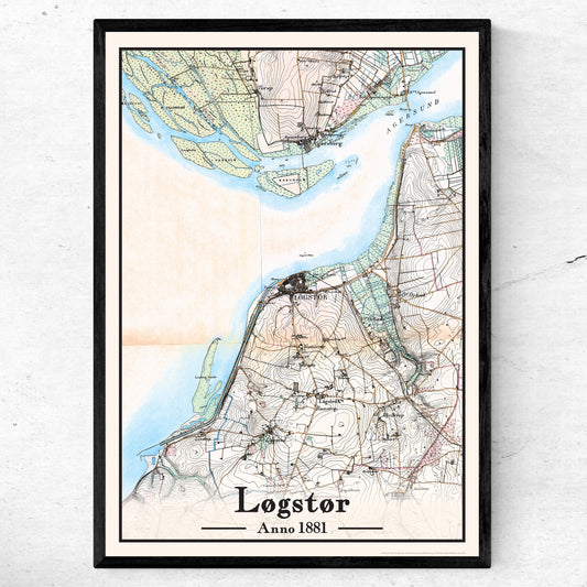 Løgstør plakat 50x70 cm