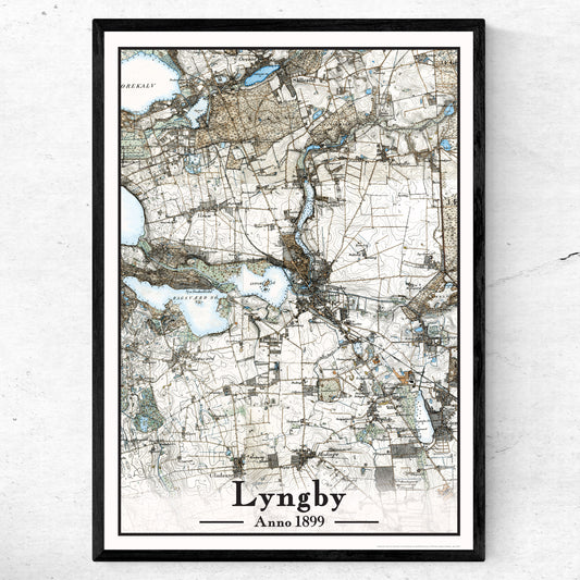 Lyngby plakat 50x70 cm