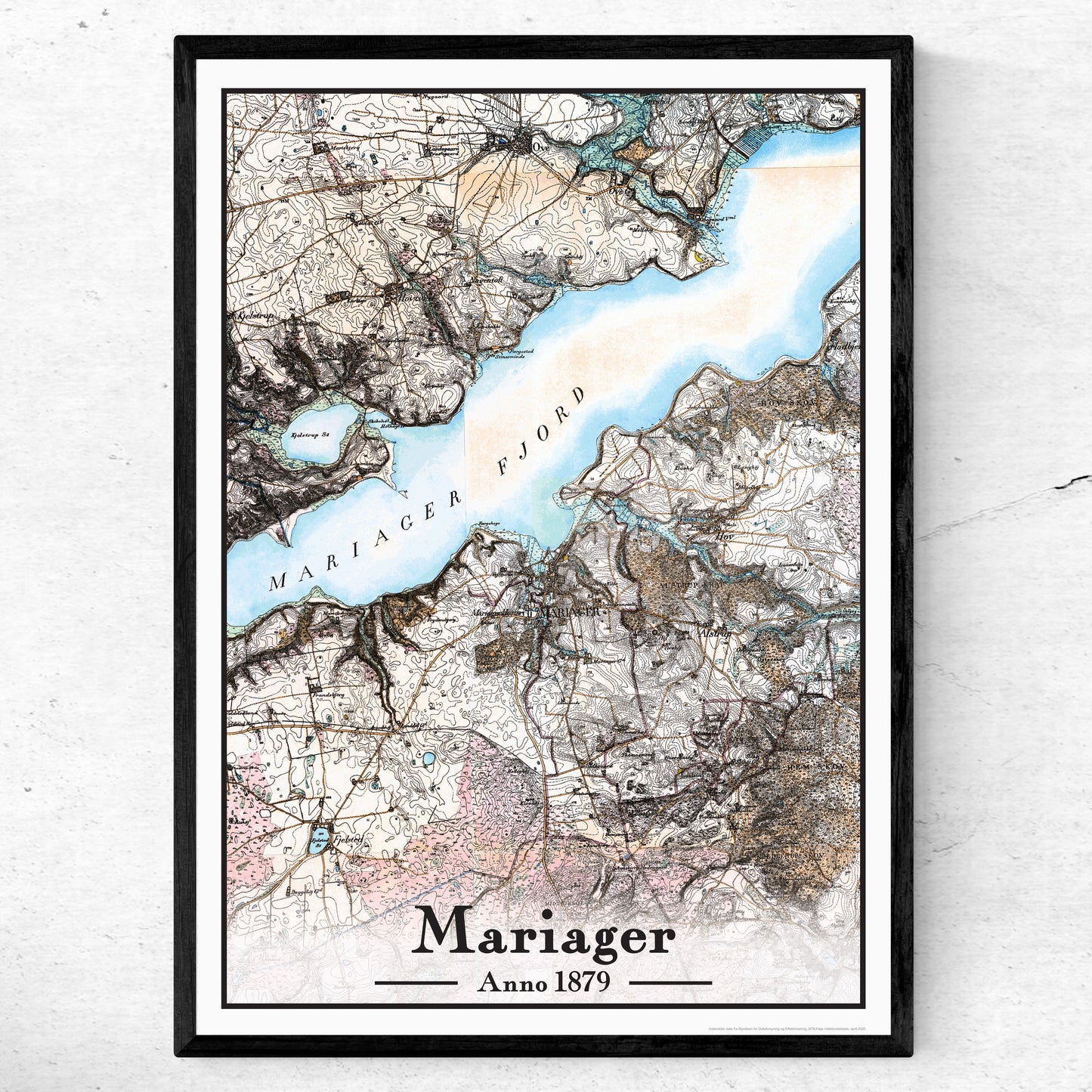 Mariager plakat 50x70 cm