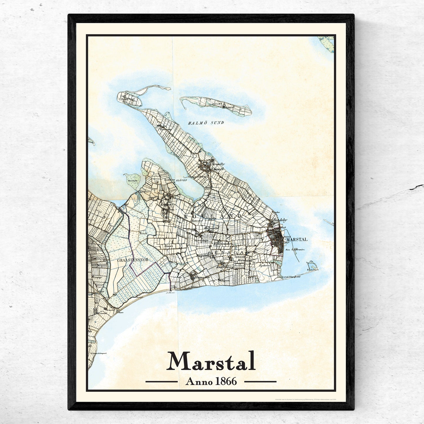 Marstal plakat 50x70 cm