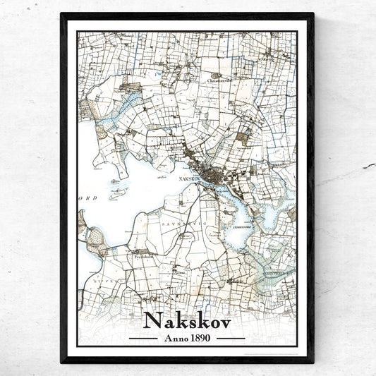 Nakskov plakat 50x70 cm