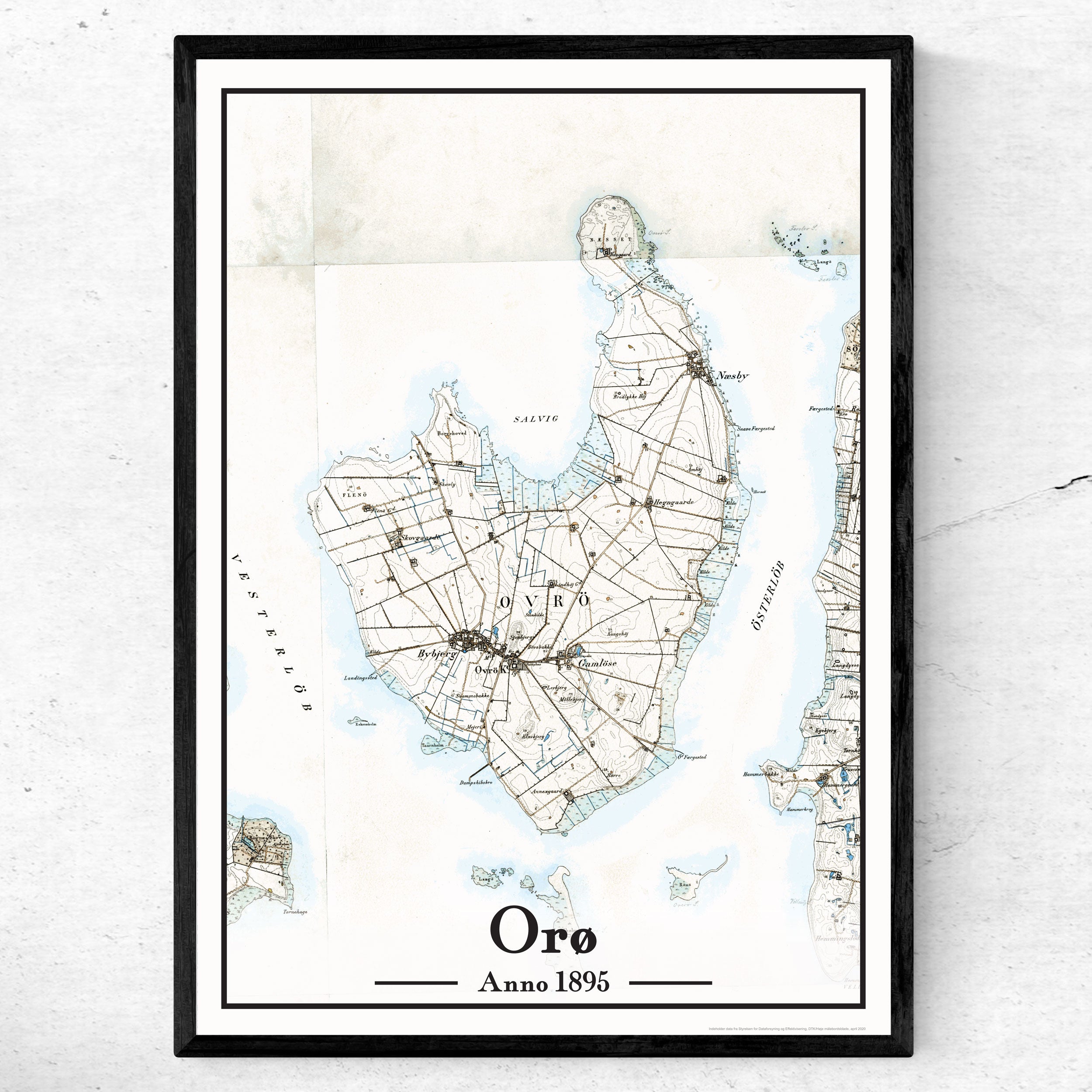 Orø plakat 50x70 – Anno Plakat