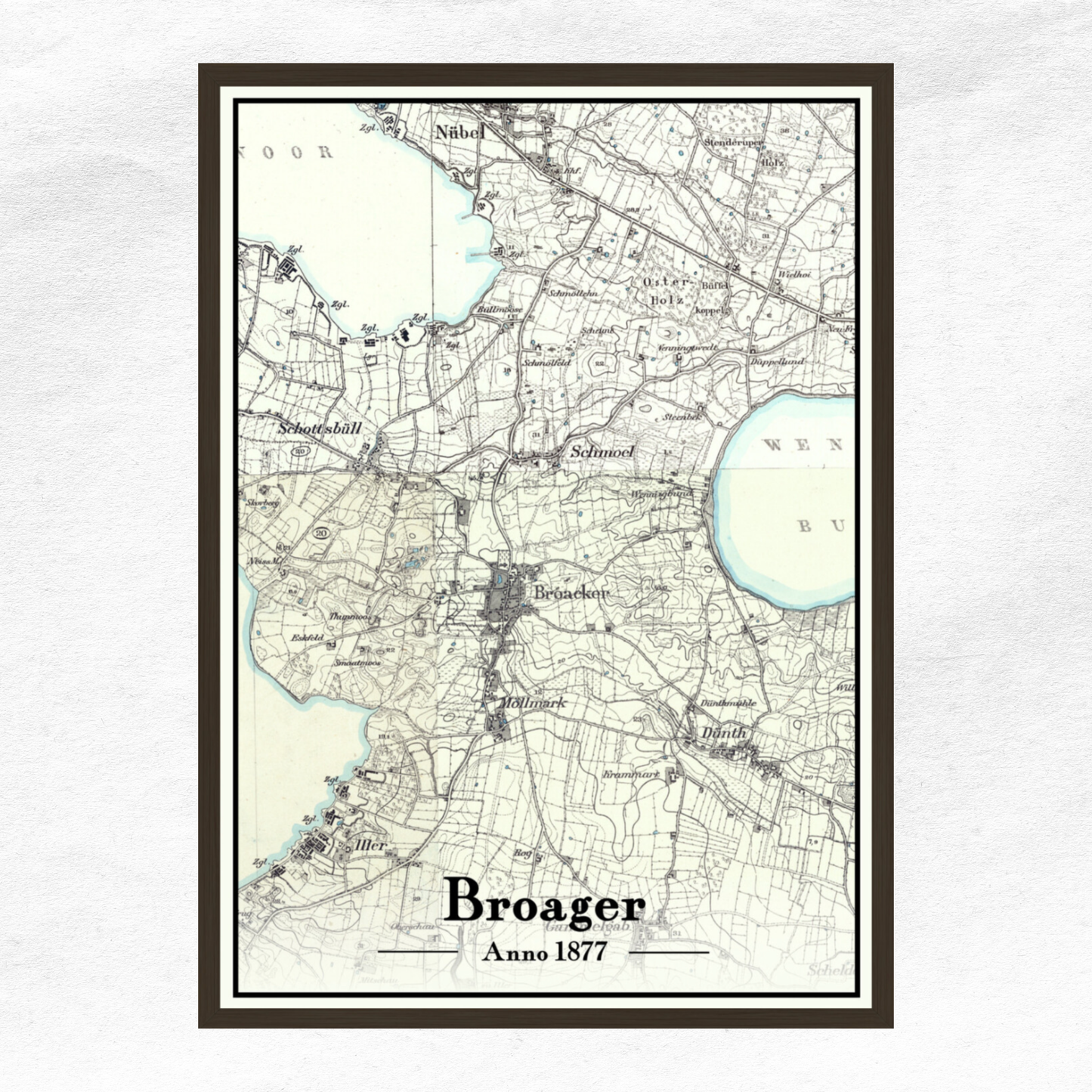 Broager Plakat 50x70 cm