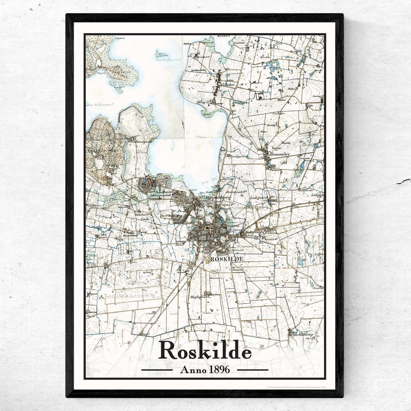 Roskilde plakat 50x70 cm
