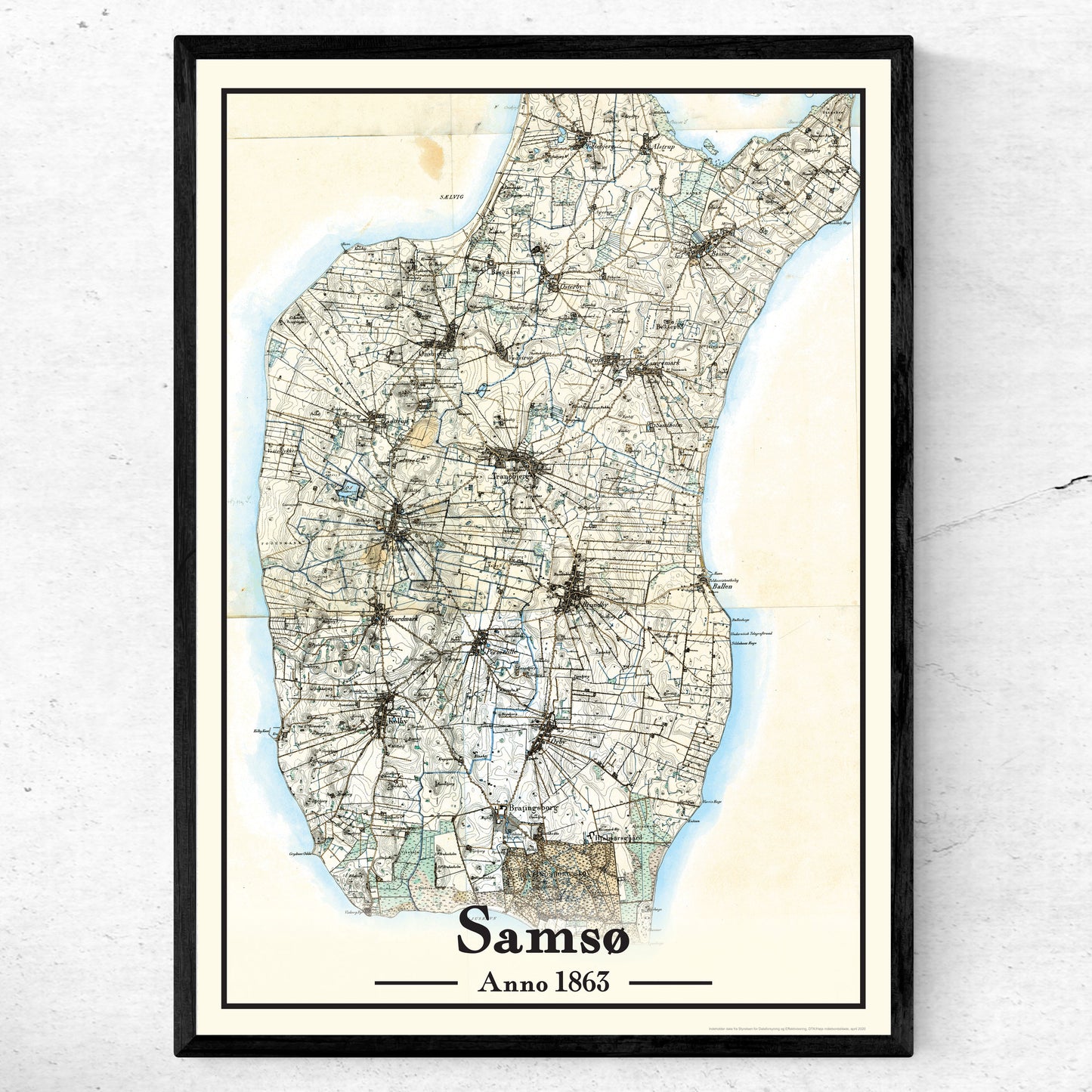 Samsø Plakat 50x70 cm