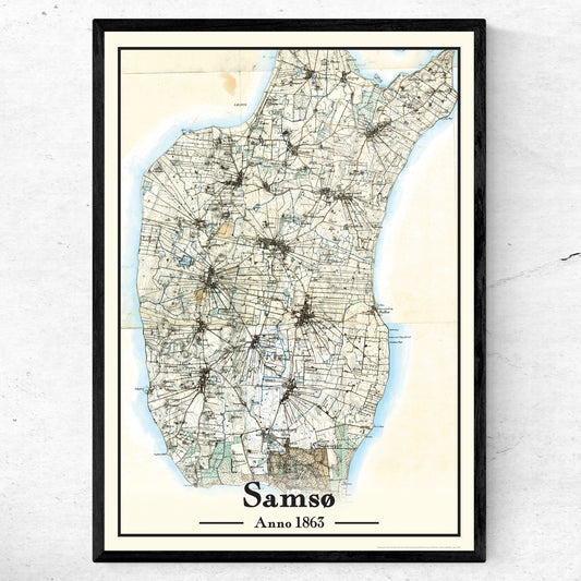 Samsø Plakat 50x70 cm