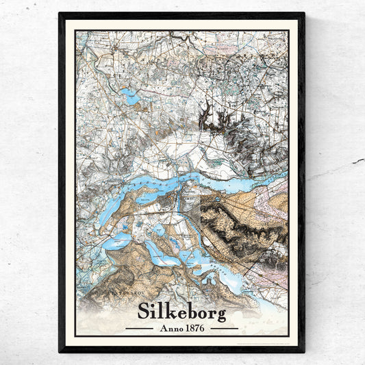 Silkeborg Plakat 50x70 cm