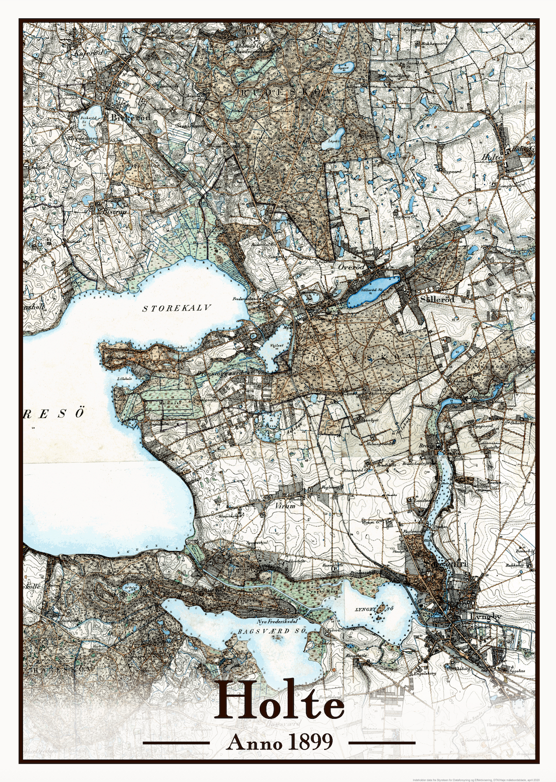 Holte plakat 50x70 cm