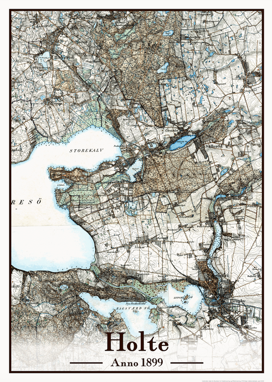 Holte plakat 50x70 cm