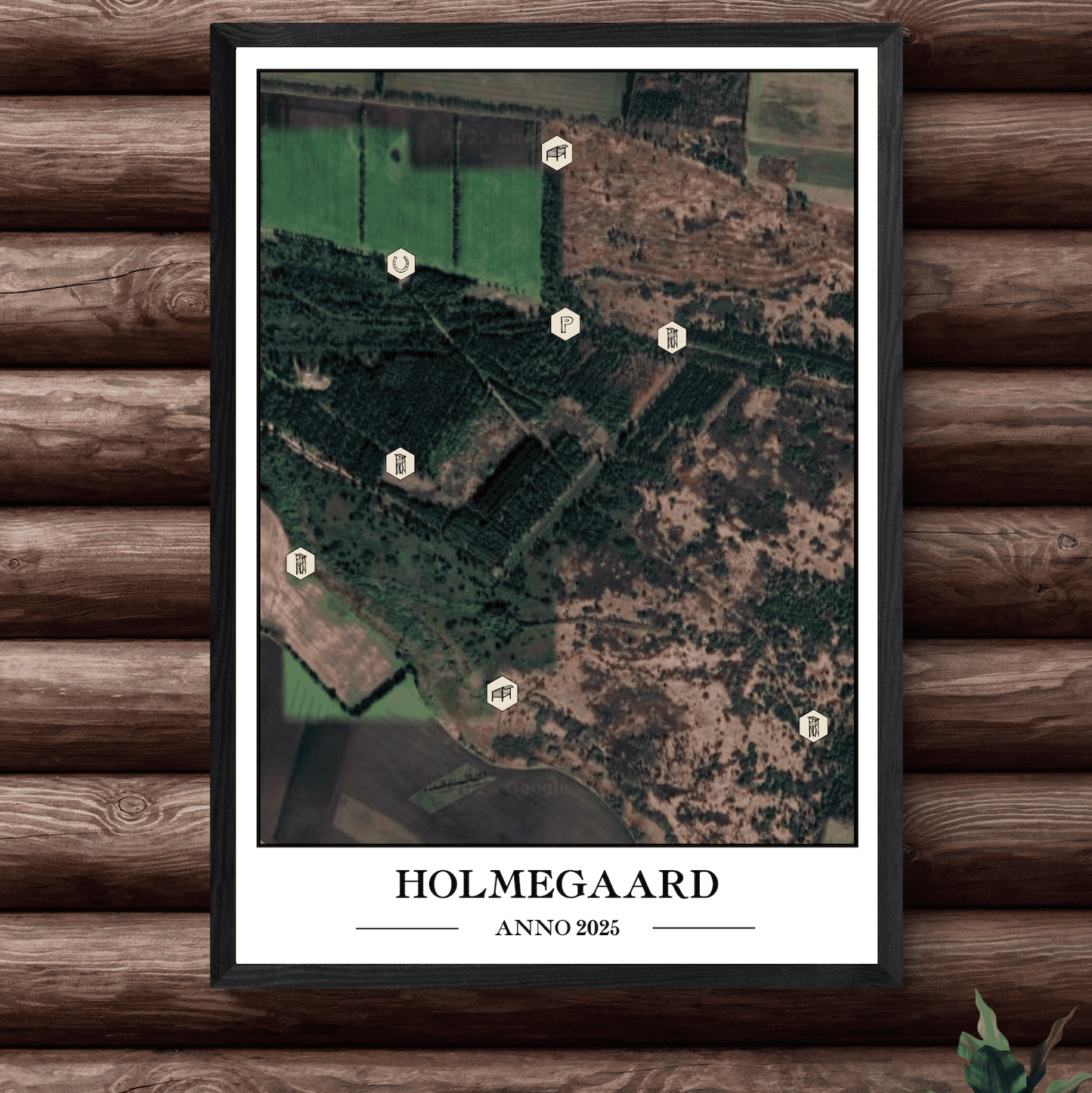 Personligt Revirkort 70x100 cm - Design selv