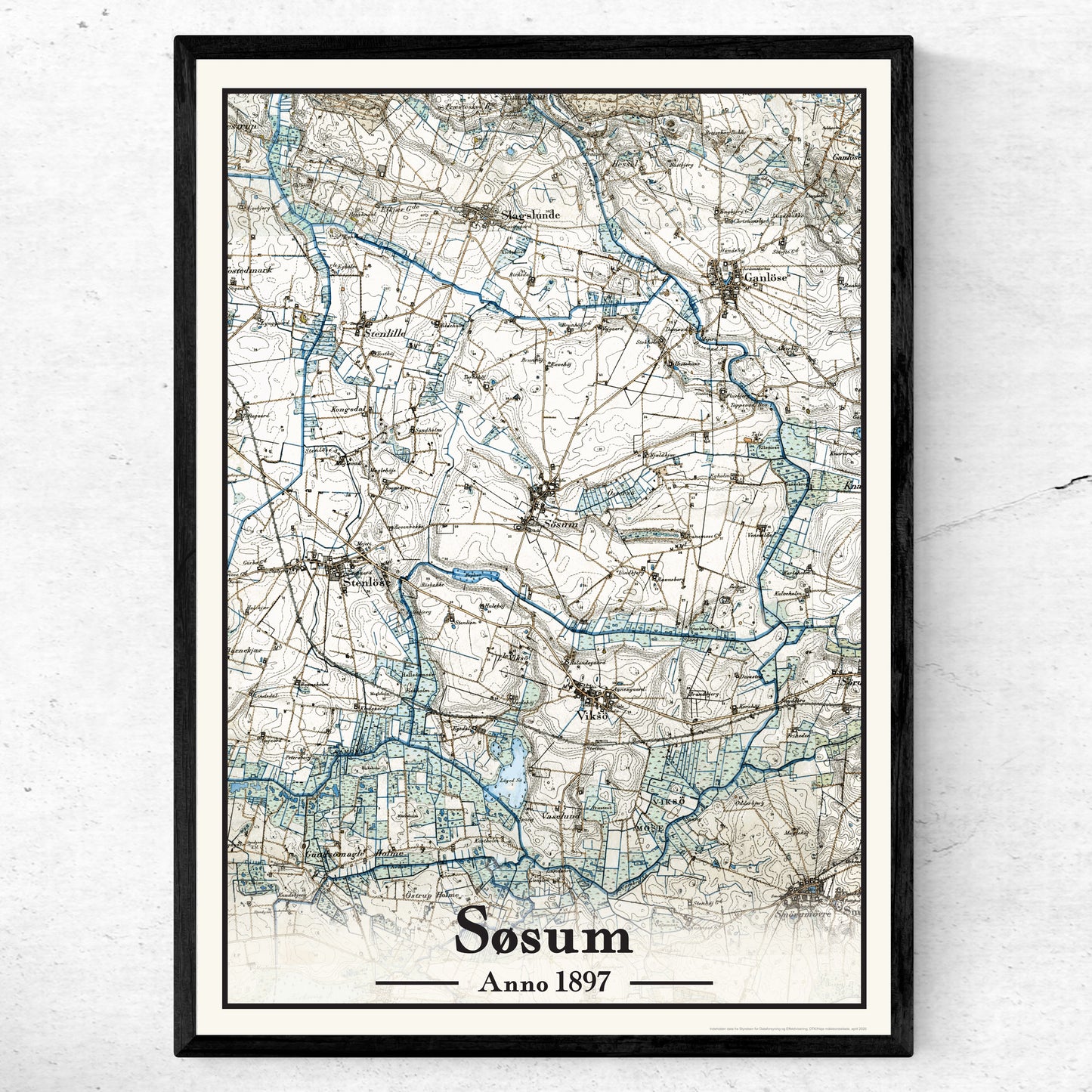 Søsum Plakat 50x70 cm