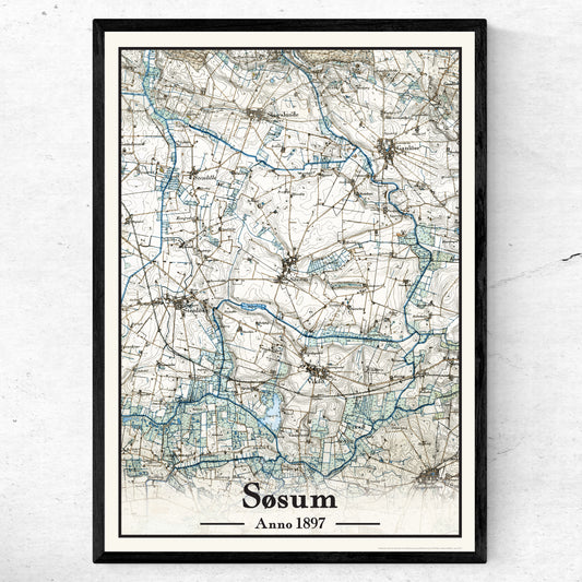 Søsum Plakat 50x70 cm