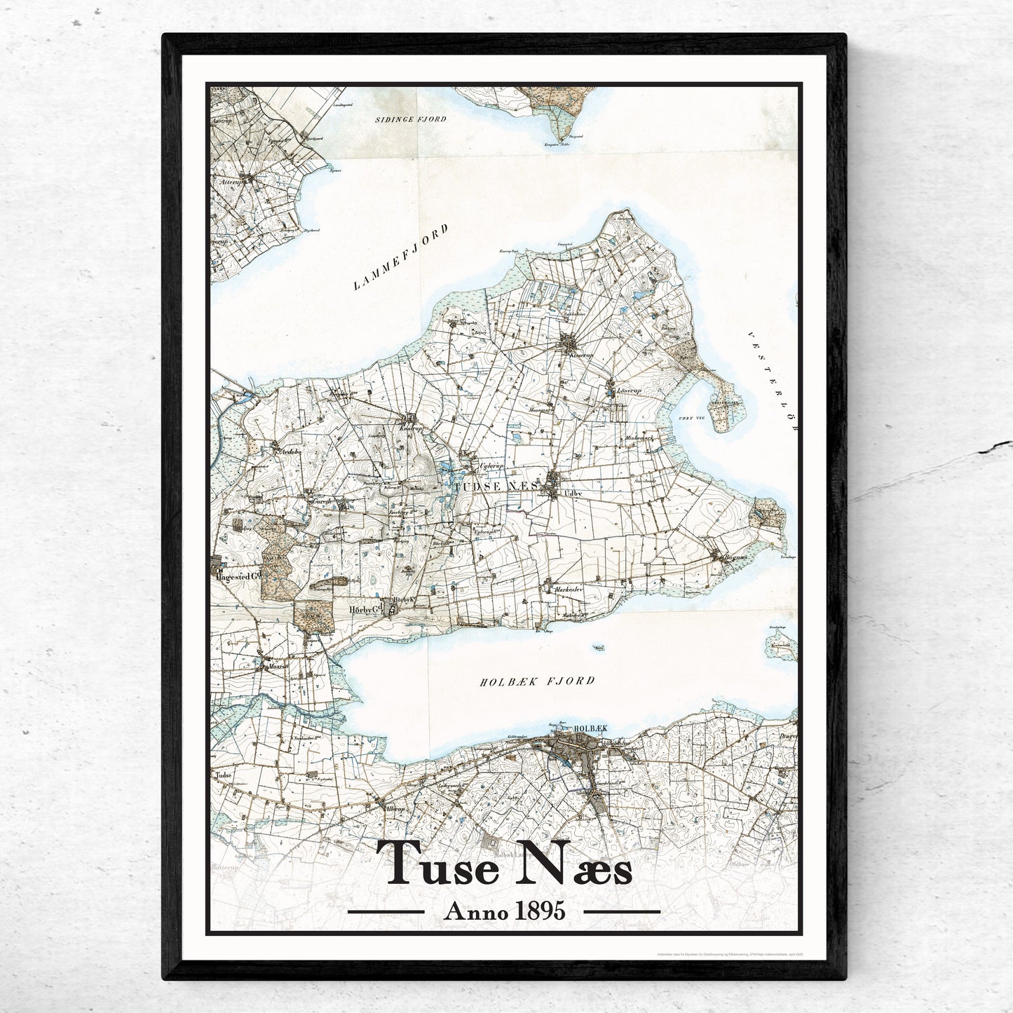 Tuse Næs Plakat 50x70 cm