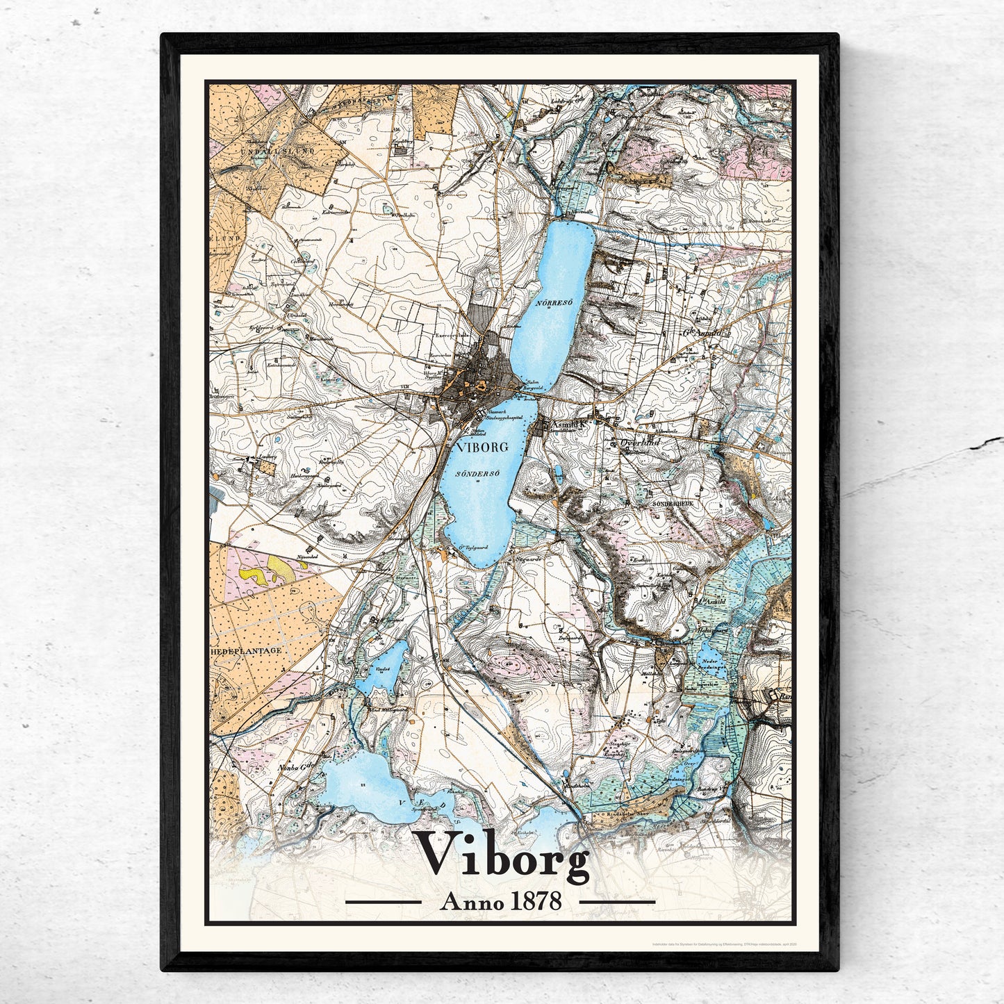 Viborg Plakat 50x70 cm